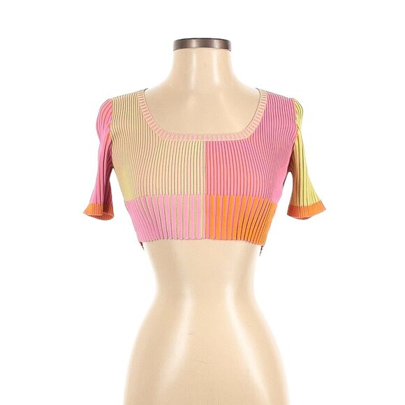 JACQUEMUS La Maille Yuaco in Multi Pink - Picture 2 of 4